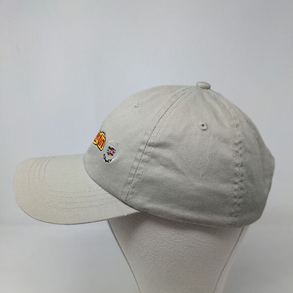 Ed Martin Men's Slideback Hat Tan OSFA Embroidered Chevrolet Cadillac Logo Cars - Picture 3 of 7